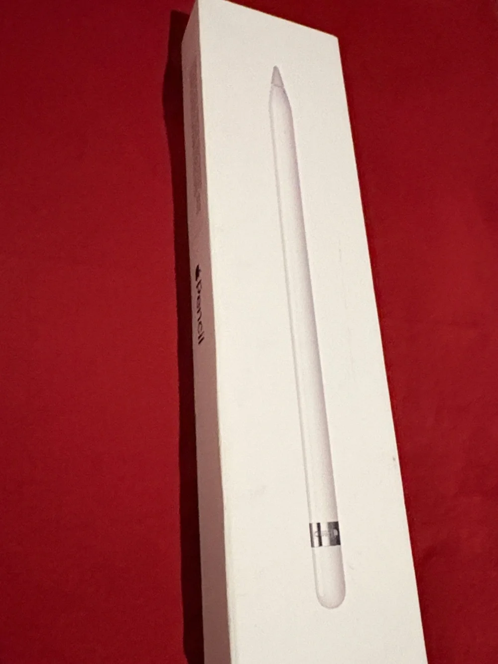 Apple Pencil White Stylus with Silver Accent